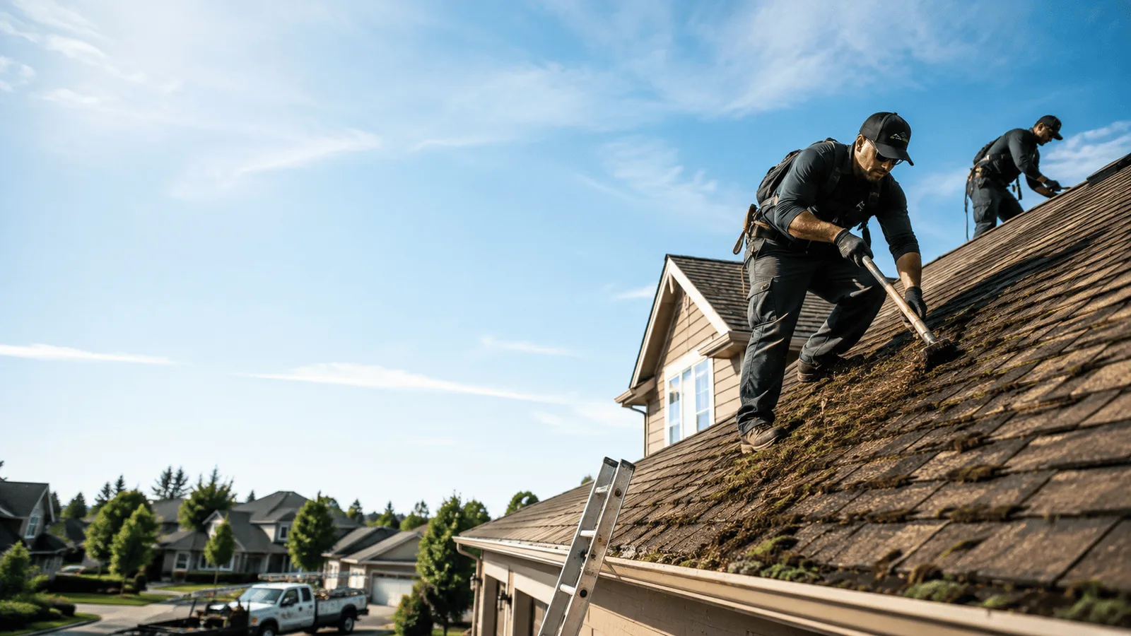 Roof Moss Removal in Caddo, TX near me